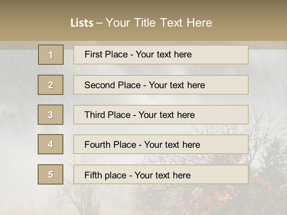 Stormy Weather PowerPoint Template