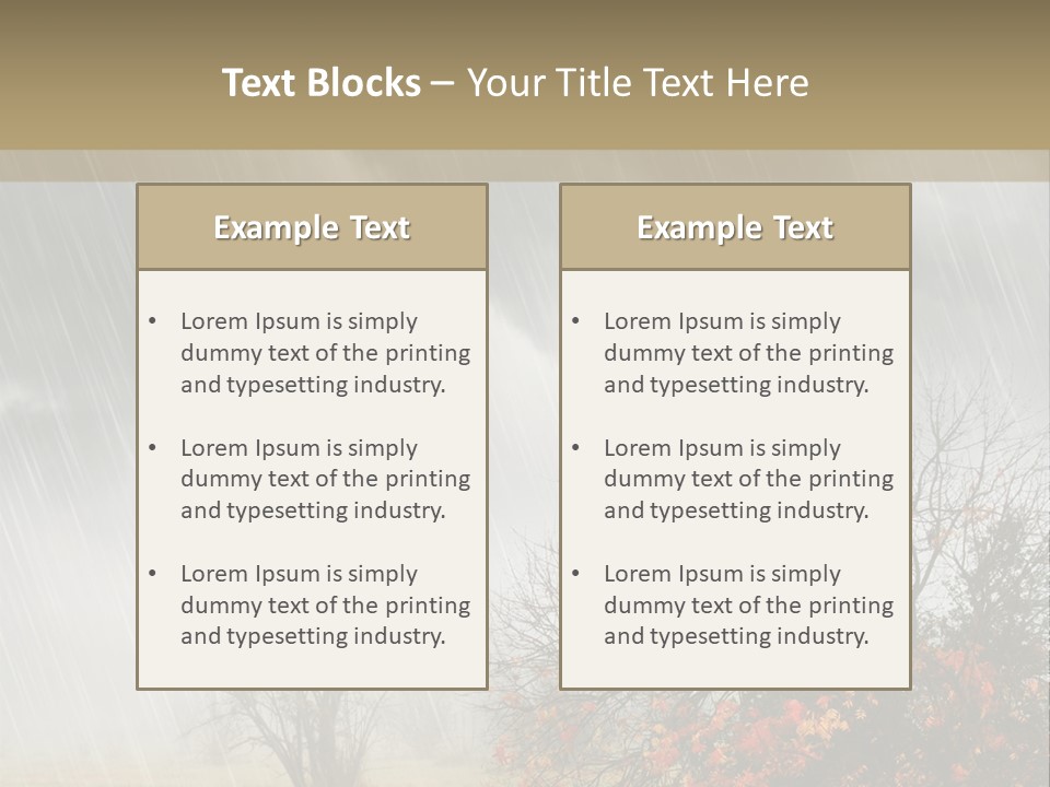 Stormy Weather PowerPoint Template