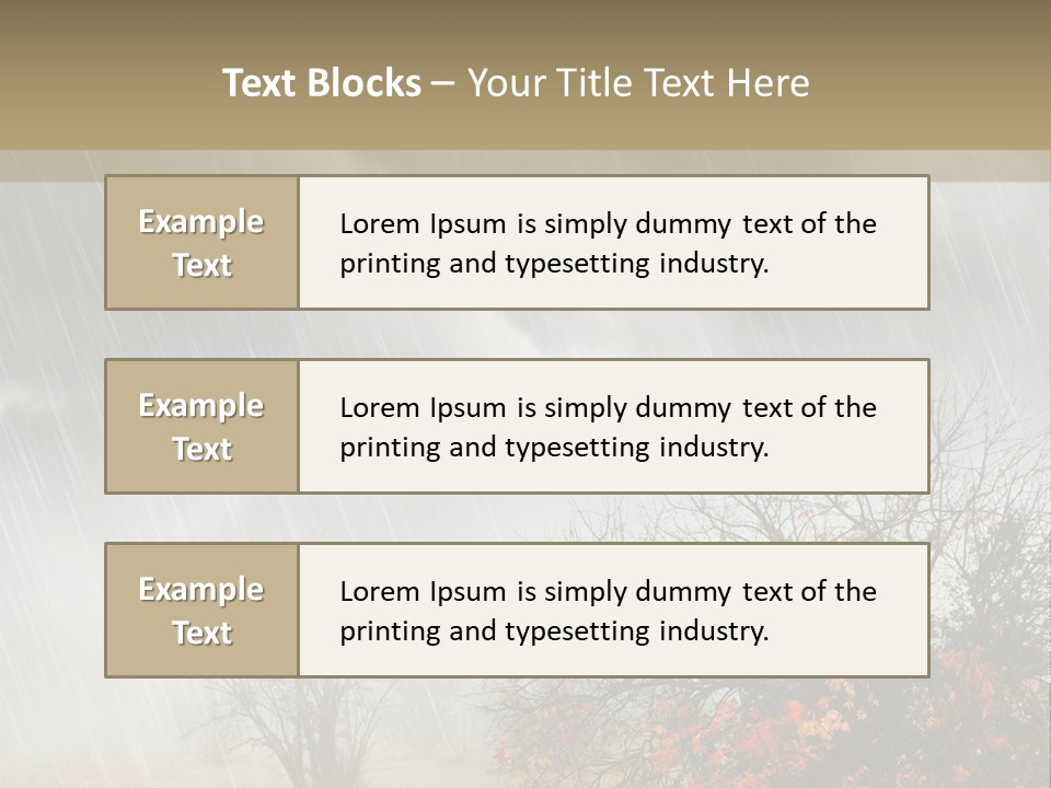Stormy Weather PowerPoint Template