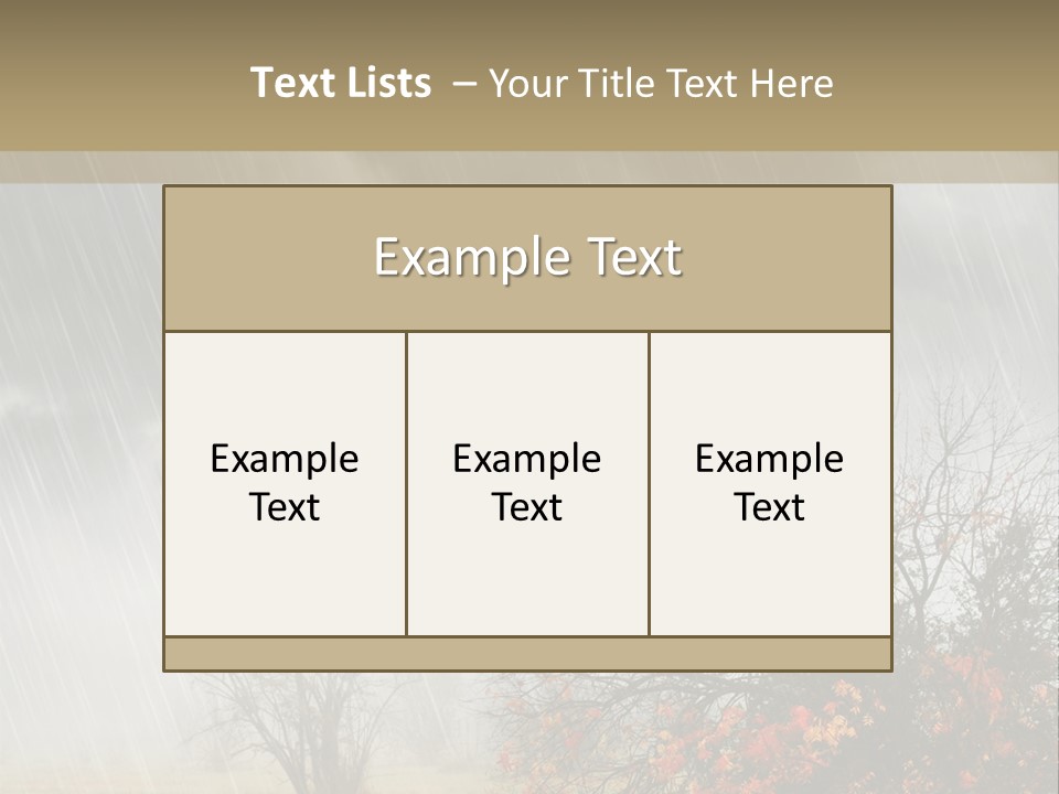Stormy Weather PowerPoint Template