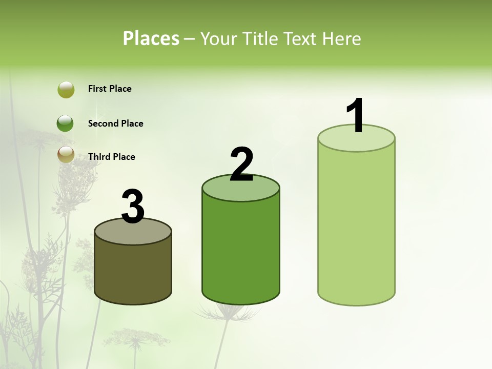 Tea Leaves And Teapot On White Background PowerPoint Template