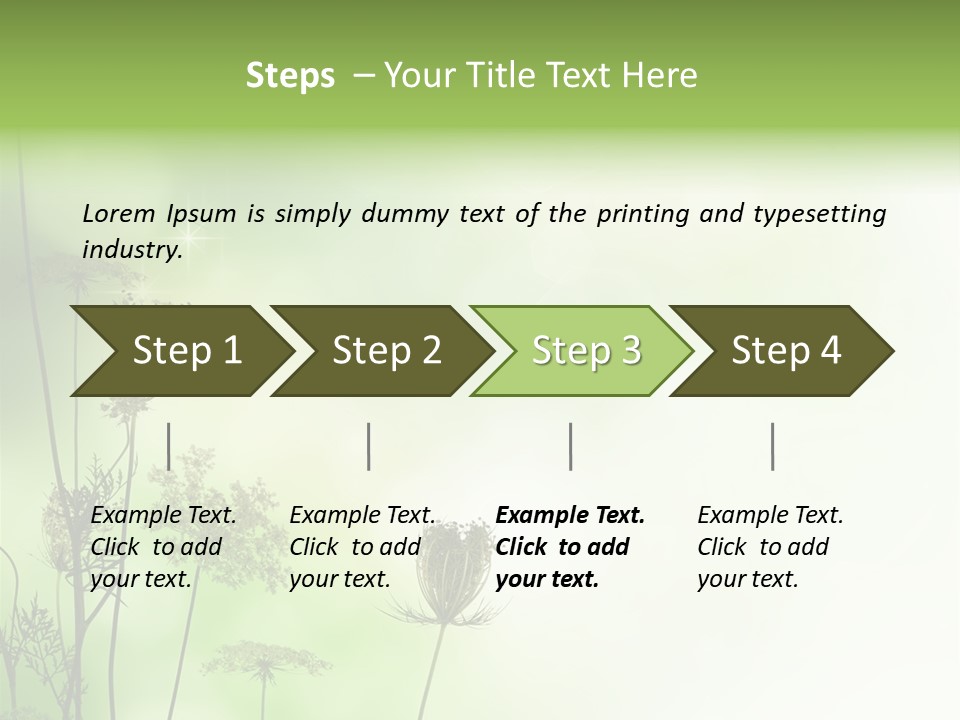 Tea Leaves And Teapot On White Background PowerPoint Template