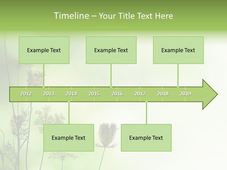 Tea Leaves And Teapot On White Background PowerPoint Template
