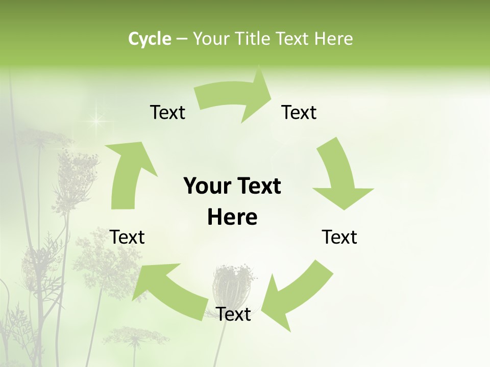 Tea Leaves And Teapot On White Background PowerPoint Template