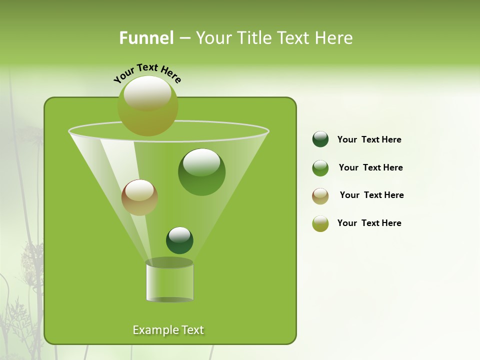 Tea Leaves And Teapot On White Background PowerPoint Template