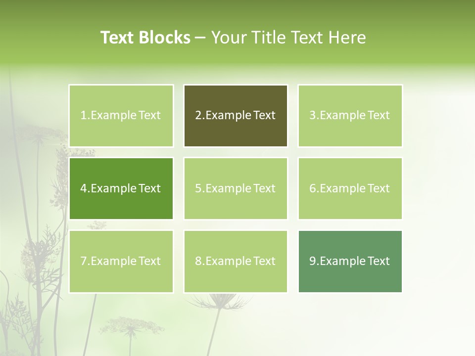 Tea Leaves And Teapot On White Background PowerPoint Template