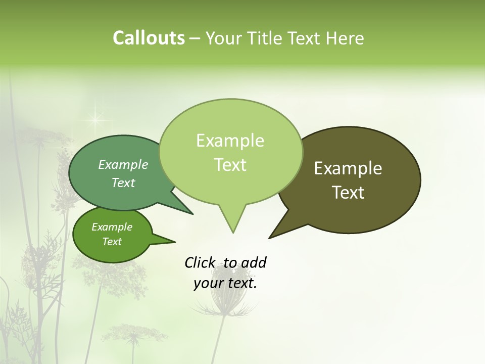 Tea Leaves And Teapot On White Background PowerPoint Template