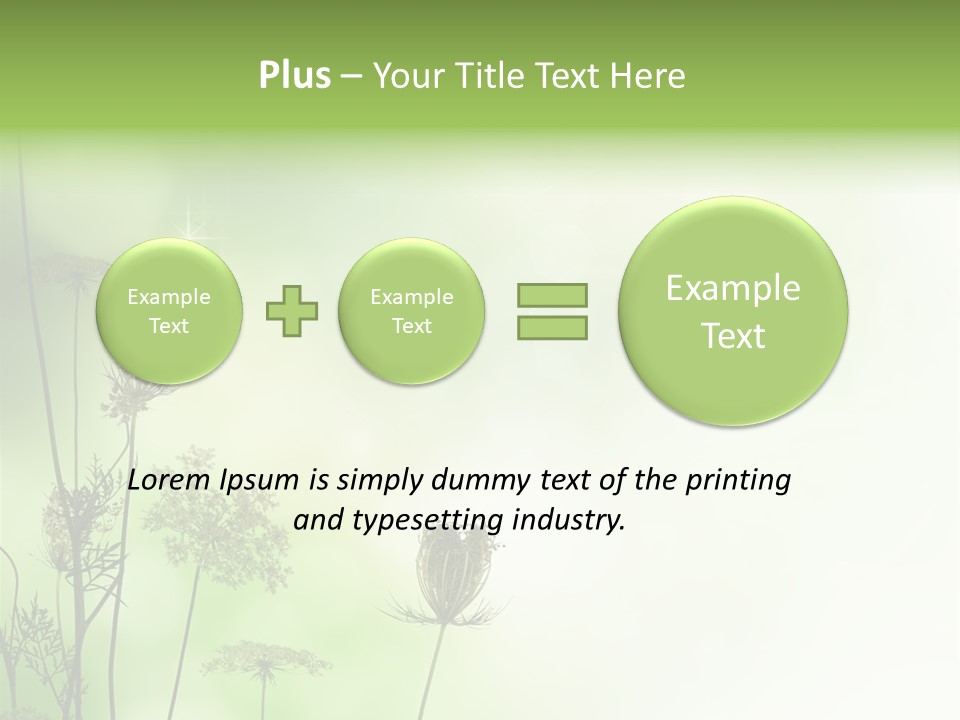 Tea Leaves And Teapot On White Background PowerPoint Template