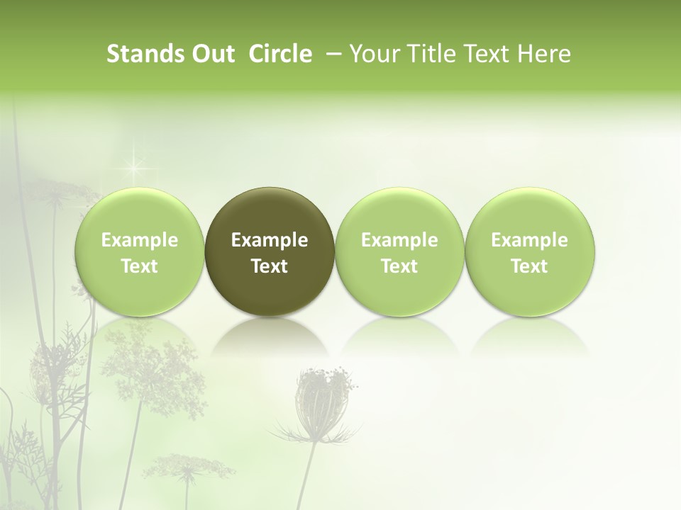 Tea Leaves And Teapot On White Background PowerPoint Template