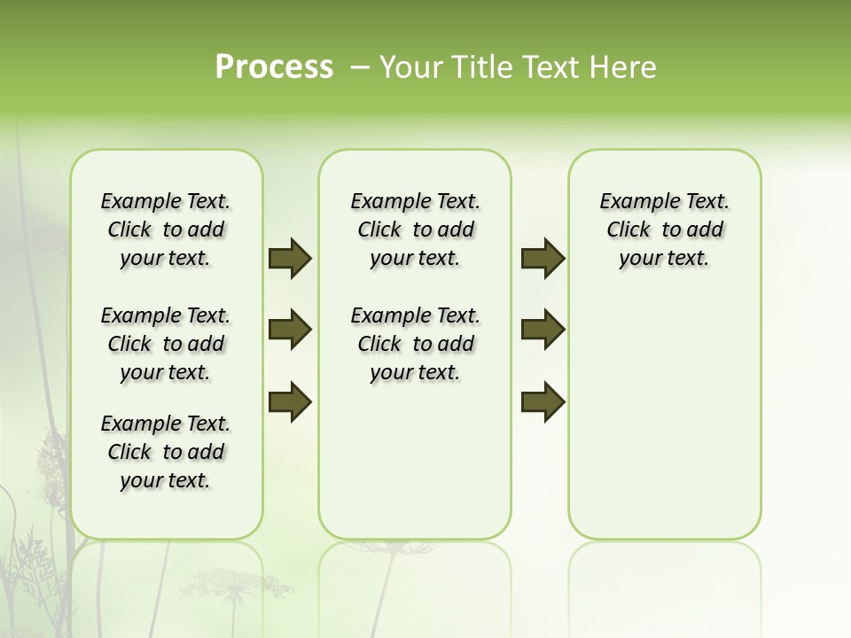 Tea Leaves And Teapot On White Background PowerPoint Template