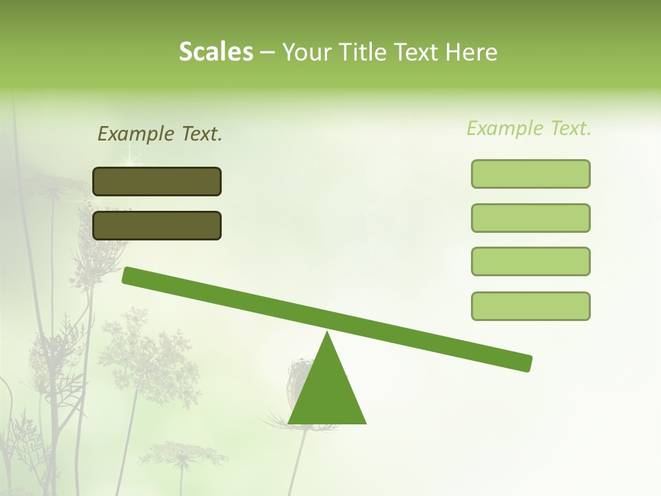 Tea Leaves And Teapot On White Background PowerPoint Template