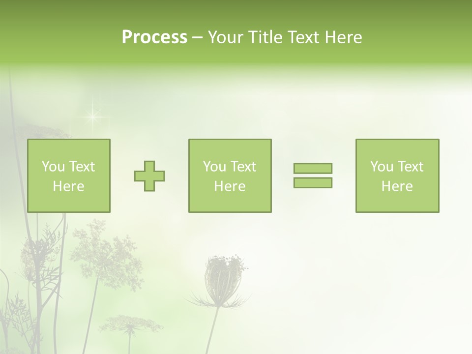 Tea Leaves And Teapot On White Background PowerPoint Template