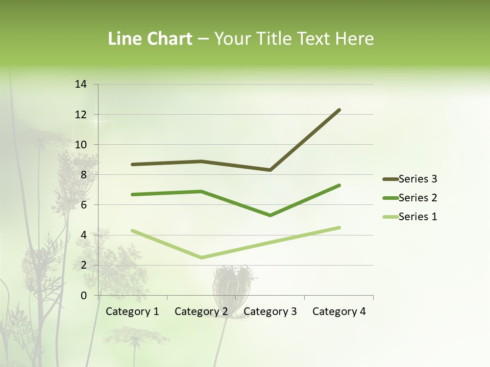 Tea Leaves And Teapot On White Background PowerPoint Template