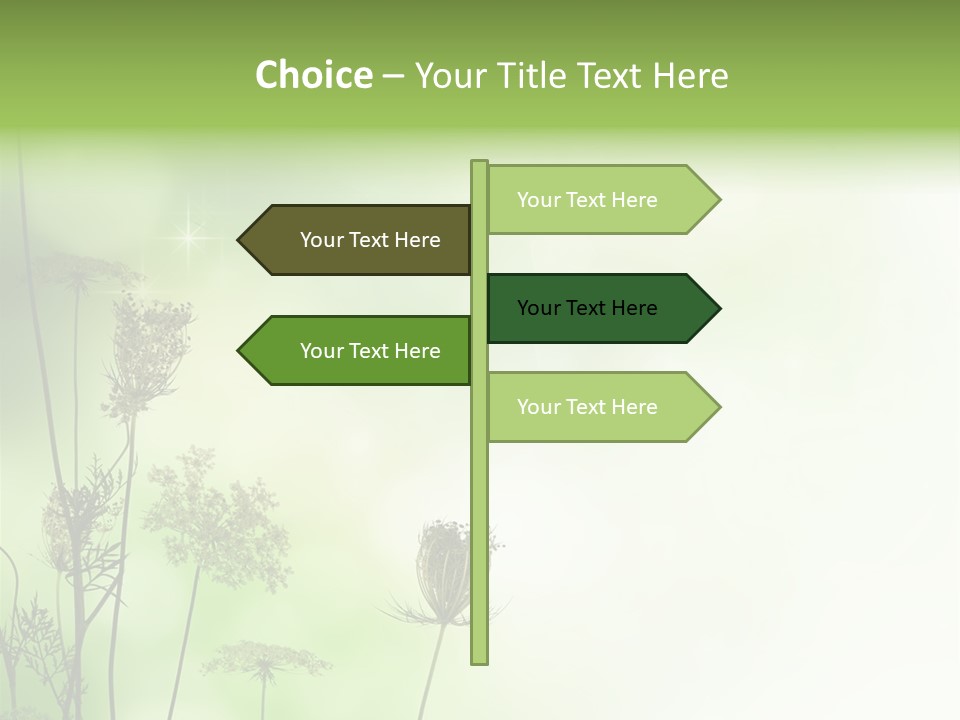 Tea Leaves And Teapot On White Background PowerPoint Template