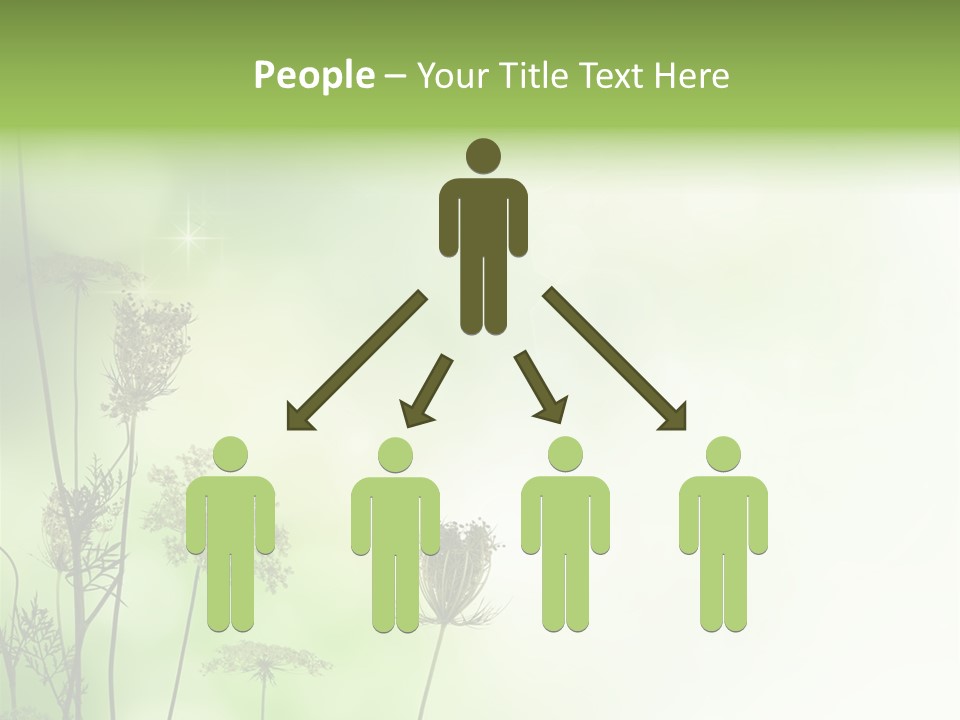 Tea Leaves And Teapot On White Background PowerPoint Template