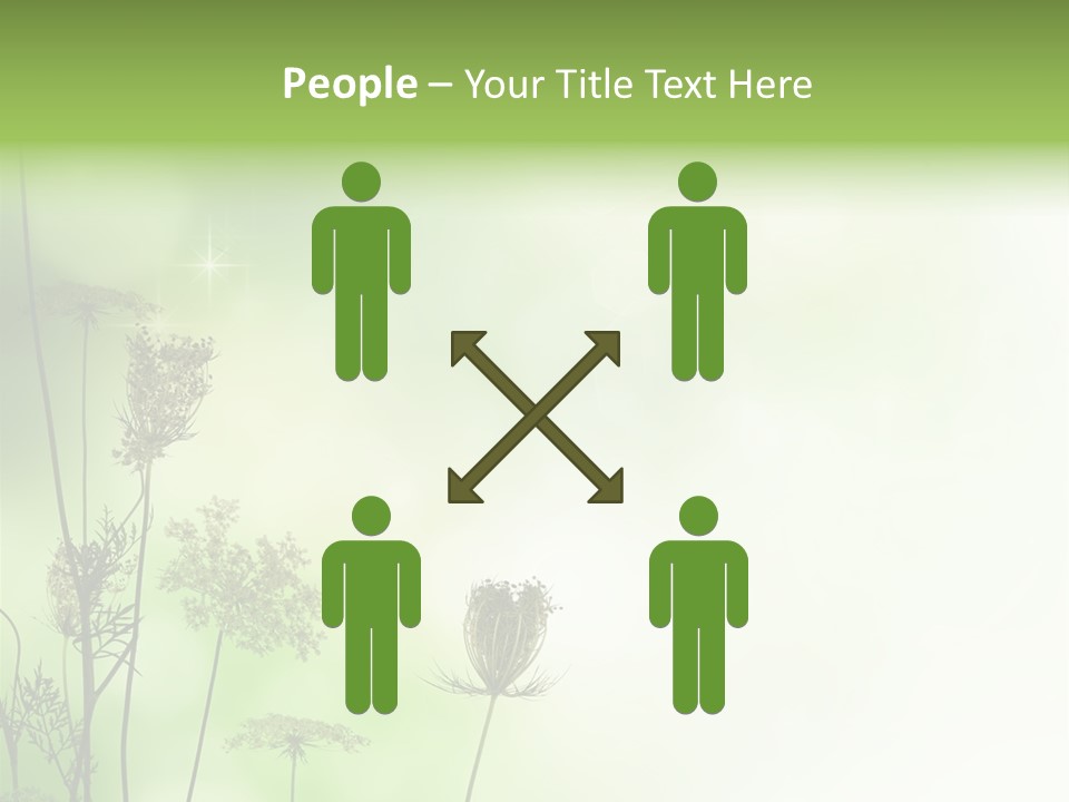 Tea Leaves And Teapot On White Background PowerPoint Template