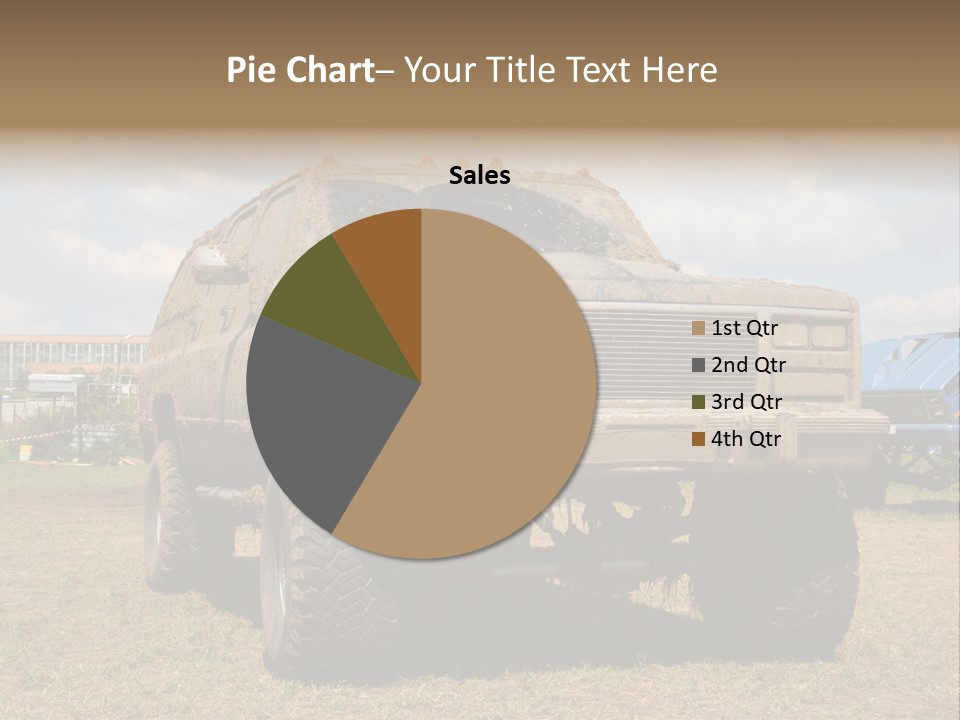 Off-Roading Monster Truck On Show Autoexotic PowerPoint Template