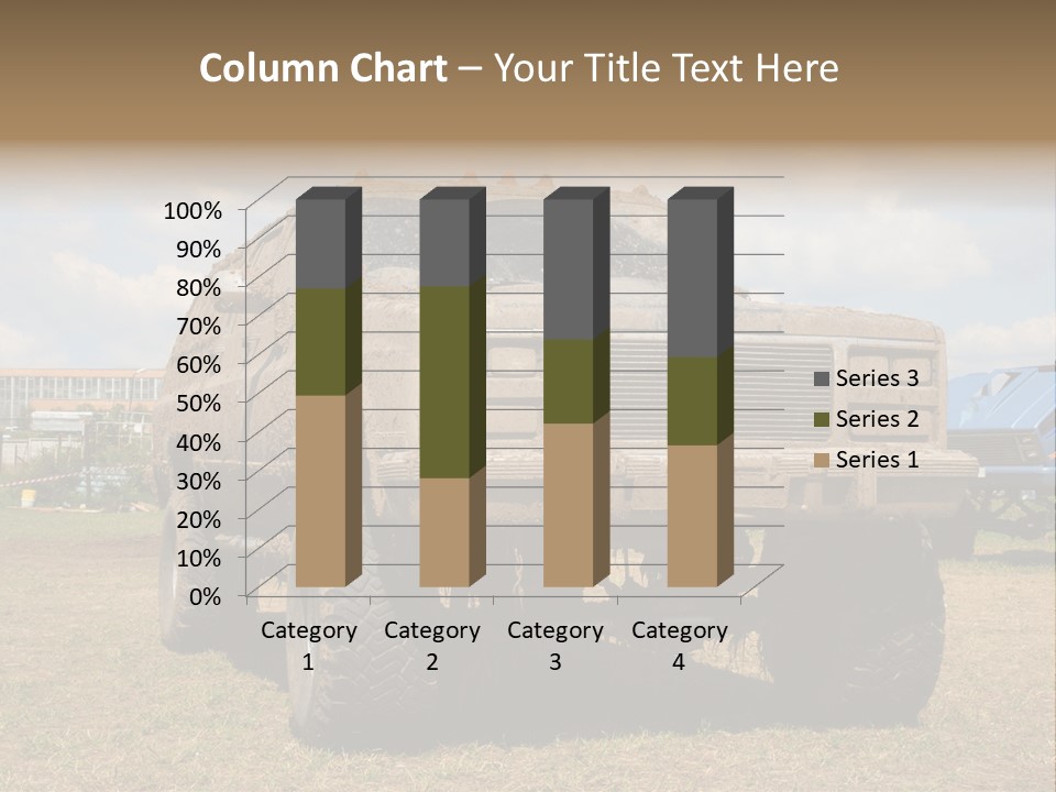 Off-Roading Monster Truck On Show Autoexotic PowerPoint Template