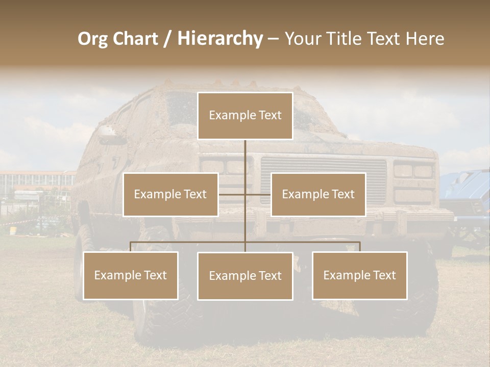 Off-Roading Monster Truck On Show Autoexotic PowerPoint Template