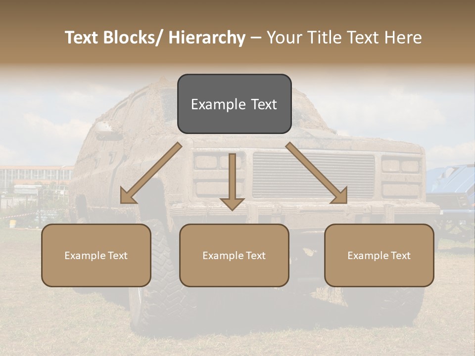 Off-Roading Monster Truck On Show Autoexotic PowerPoint Template