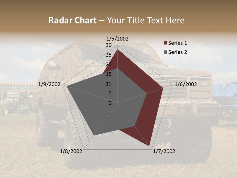 Off-Roading Monster Truck On Show Autoexotic PowerPoint Template