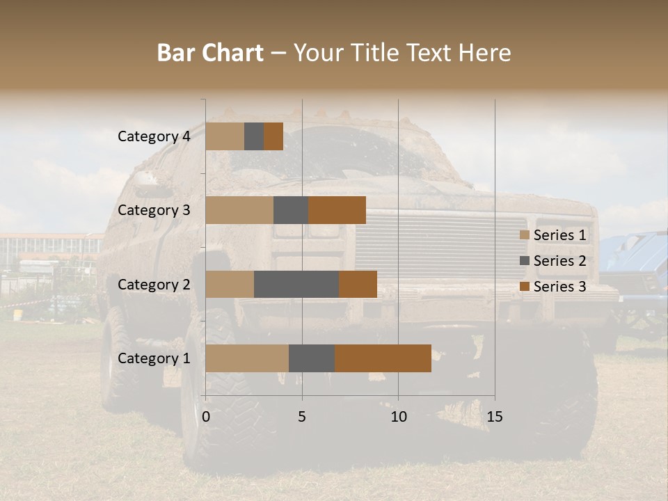 Off-Roading Monster Truck On Show Autoexotic PowerPoint Template