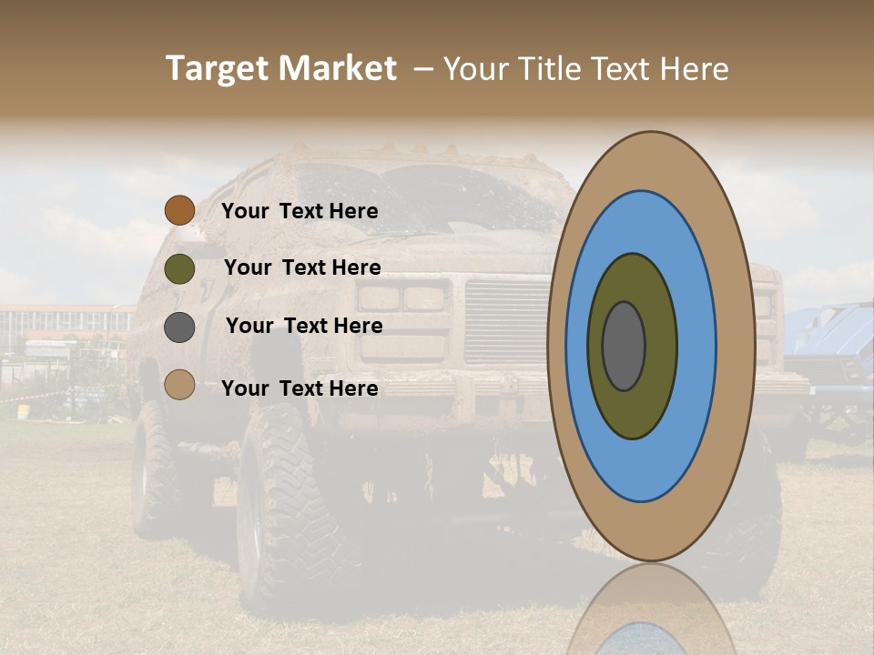 Off-Roading Monster Truck On Show Autoexotic PowerPoint Template