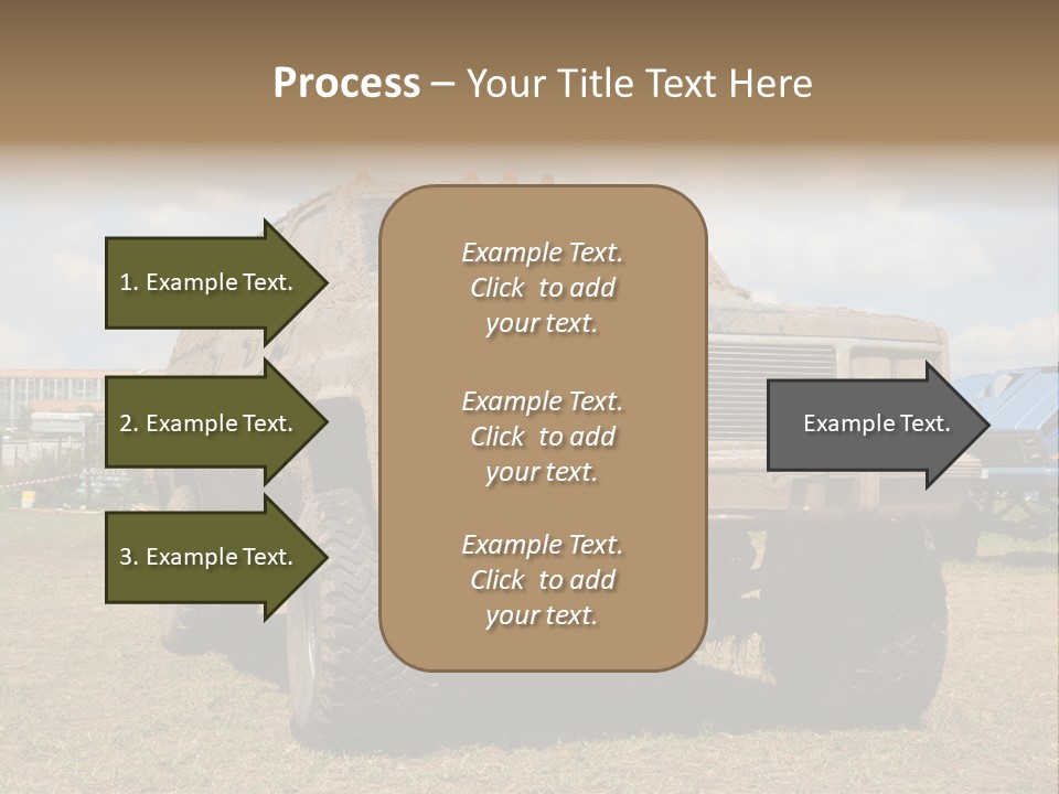 Off-Roading Monster Truck On Show Autoexotic PowerPoint Template