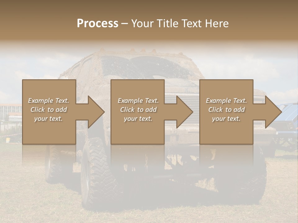 Off-Roading Monster Truck On Show Autoexotic PowerPoint Template