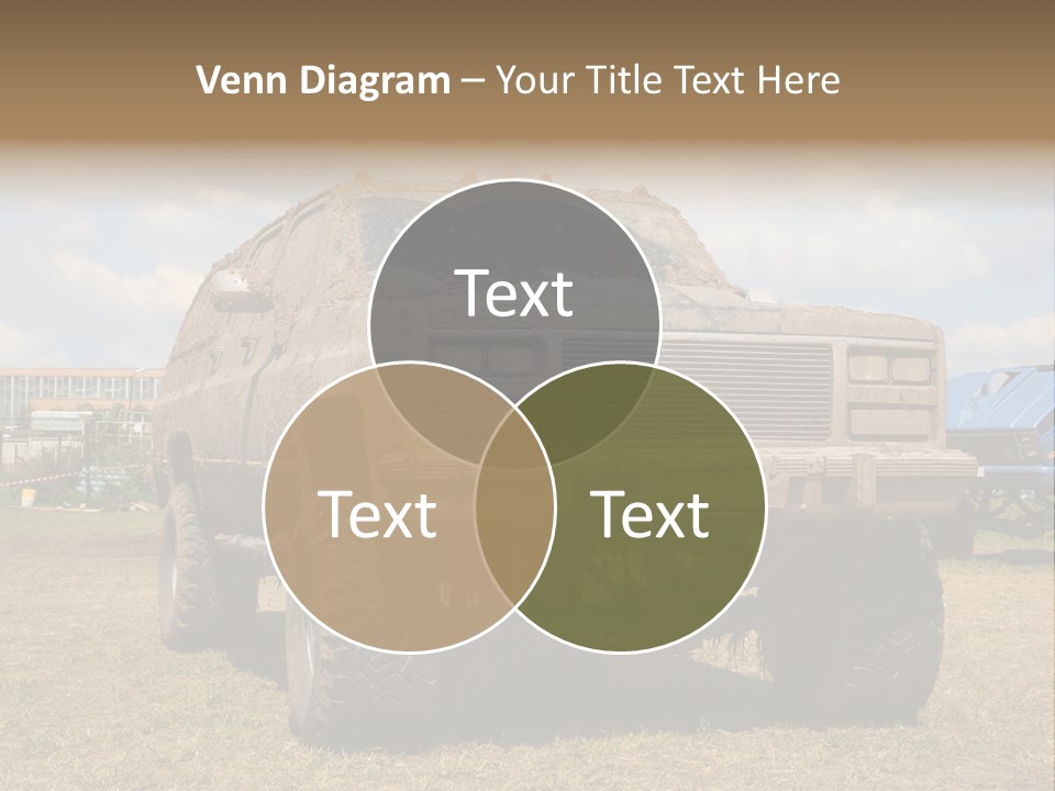 Off-Roading Monster Truck On Show Autoexotic PowerPoint Template