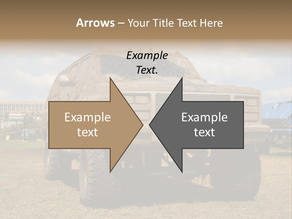 Off-Roading Monster Truck On Show Autoexotic PowerPoint Template