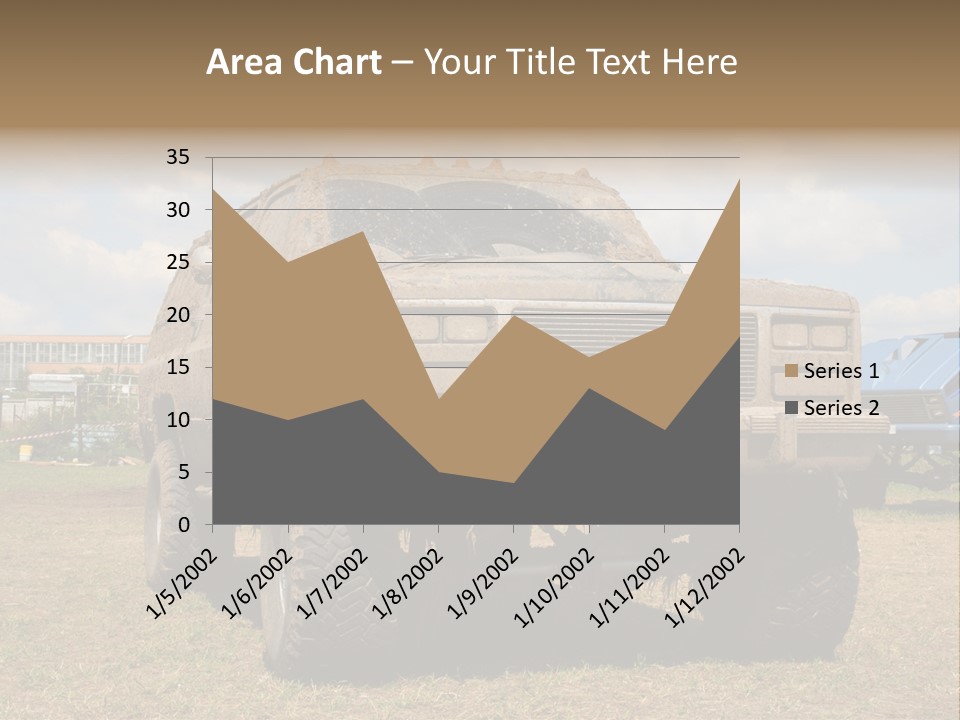Off-Roading Monster Truck On Show Autoexotic PowerPoint Template