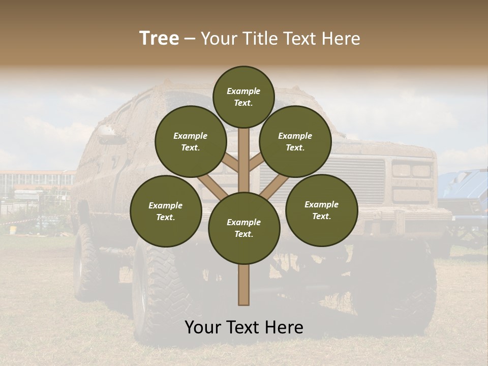 Off-Roading Monster Truck On Show Autoexotic PowerPoint Template