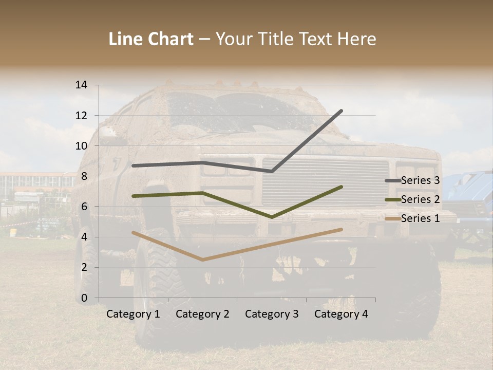 Off-Roading Monster Truck On Show Autoexotic PowerPoint Template