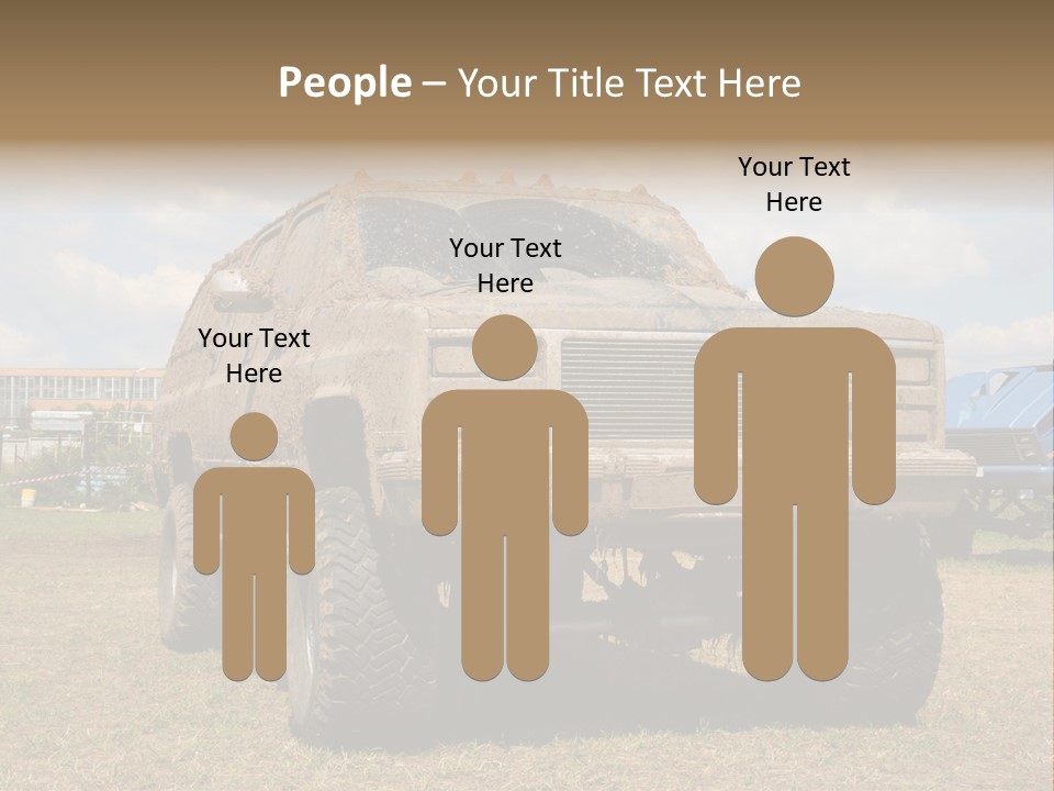 Off-Roading Monster Truck On Show Autoexotic PowerPoint Template