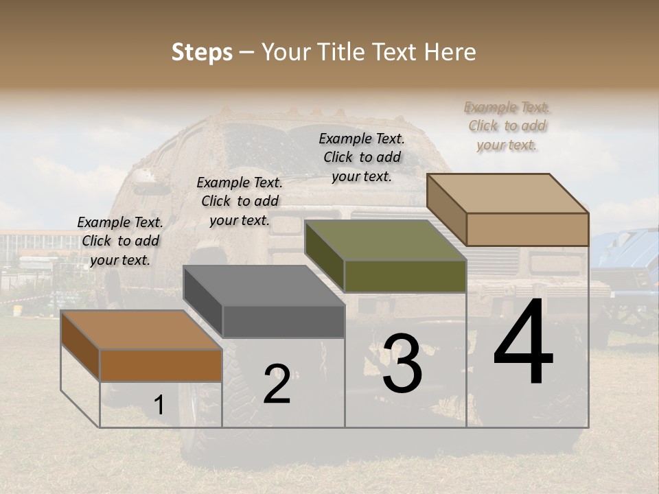 Off-Roading Monster Truck On Show Autoexotic PowerPoint Template