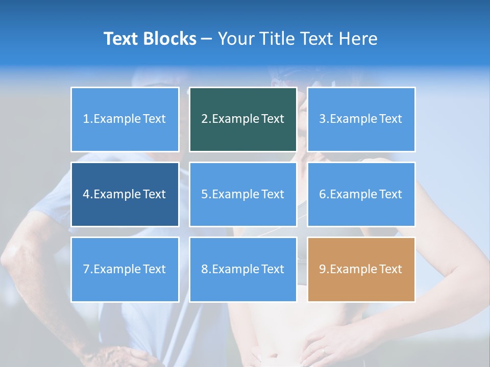 Mature Or Senior Couple In Jogging Gear Doing Sport And Physical Exercise Outdoors PowerPoint Template