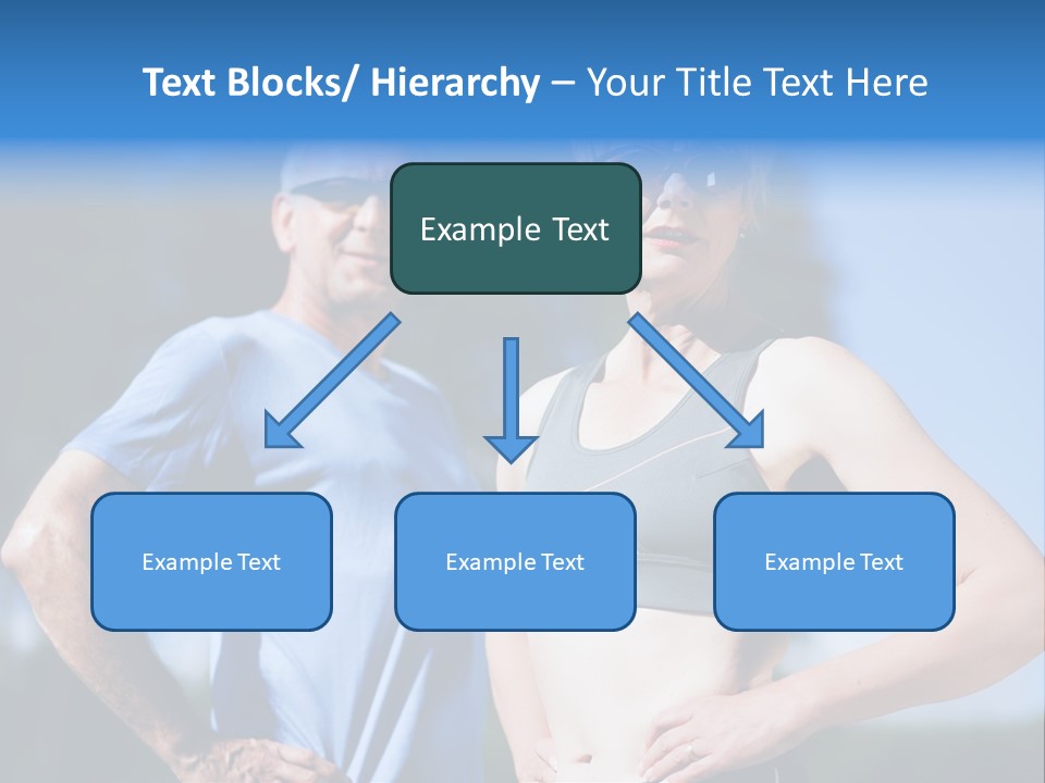 Mature Or Senior Couple In Jogging Gear Doing Sport And Physical Exercise Outdoors PowerPoint Template