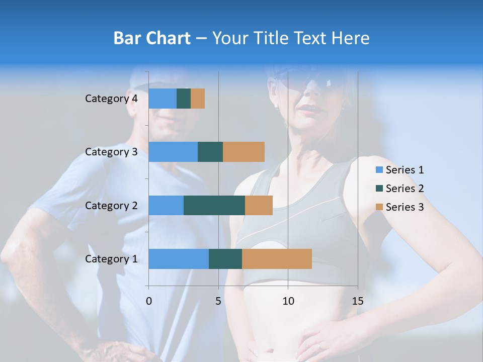 Mature Or Senior Couple In Jogging Gear Doing Sport And Physical Exercise Outdoors PowerPoint Template