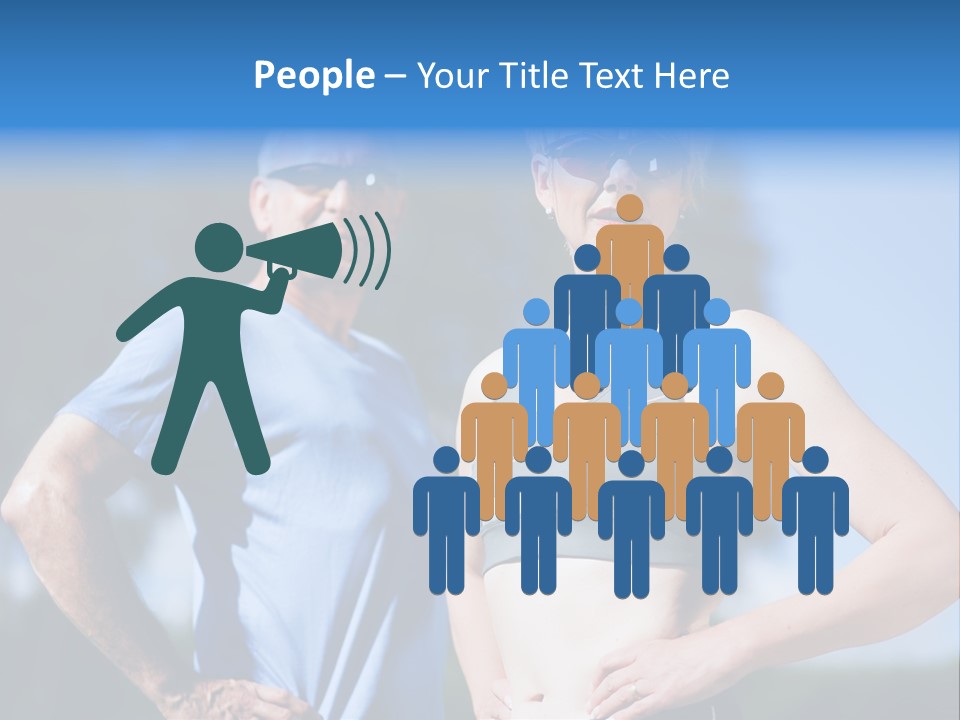 Mature Or Senior Couple In Jogging Gear Doing Sport And Physical Exercise Outdoors PowerPoint Template