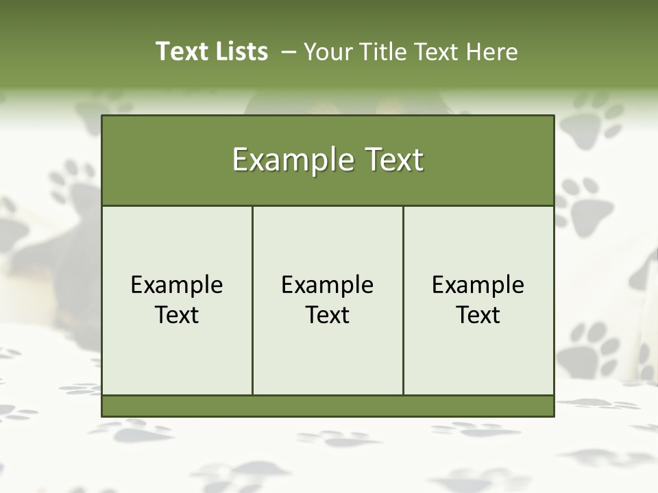 Cute Purebred Cocker Spaniel Puppy Laid Down On A Sofa PowerPoint Template