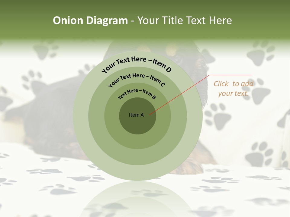 Cute Purebred Cocker Spaniel Puppy Laid Down On A Sofa PowerPoint Template