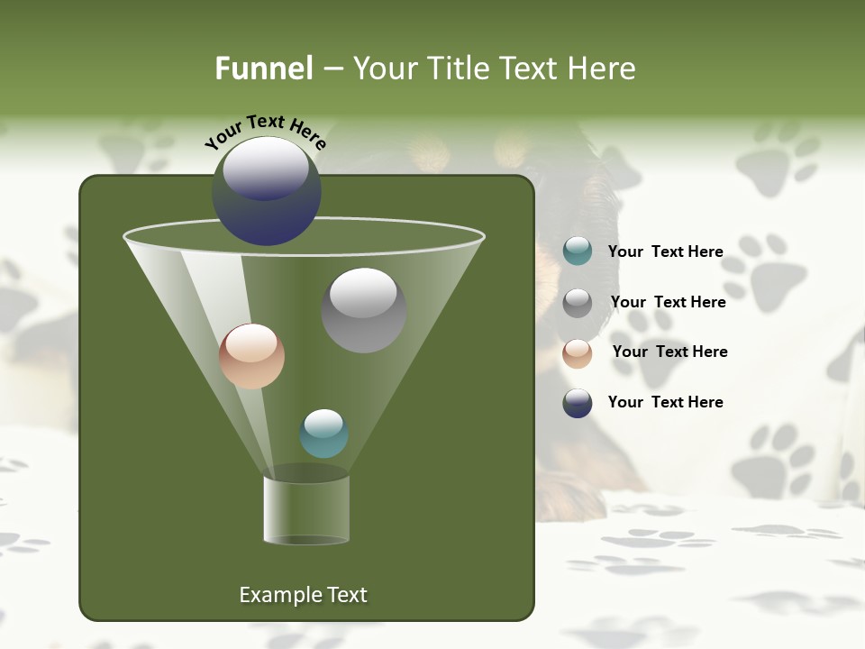 Cute Purebred Cocker Spaniel Puppy Laid Down On A Sofa PowerPoint Template