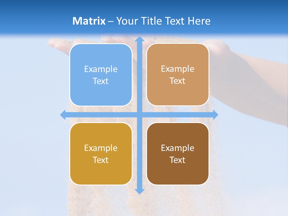 Time Is Running Like Sand Through Your Fingers PowerPoint Template