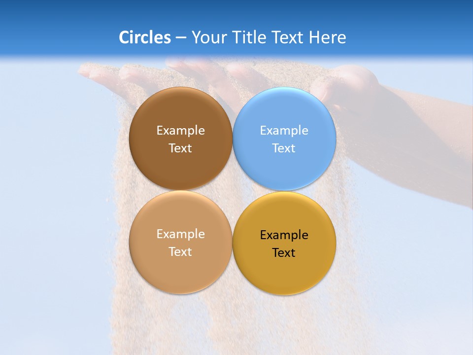 Time Is Running Like Sand Through Your Fingers PowerPoint Template