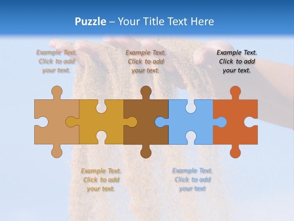 Time Is Running Like Sand Through Your Fingers PowerPoint Template