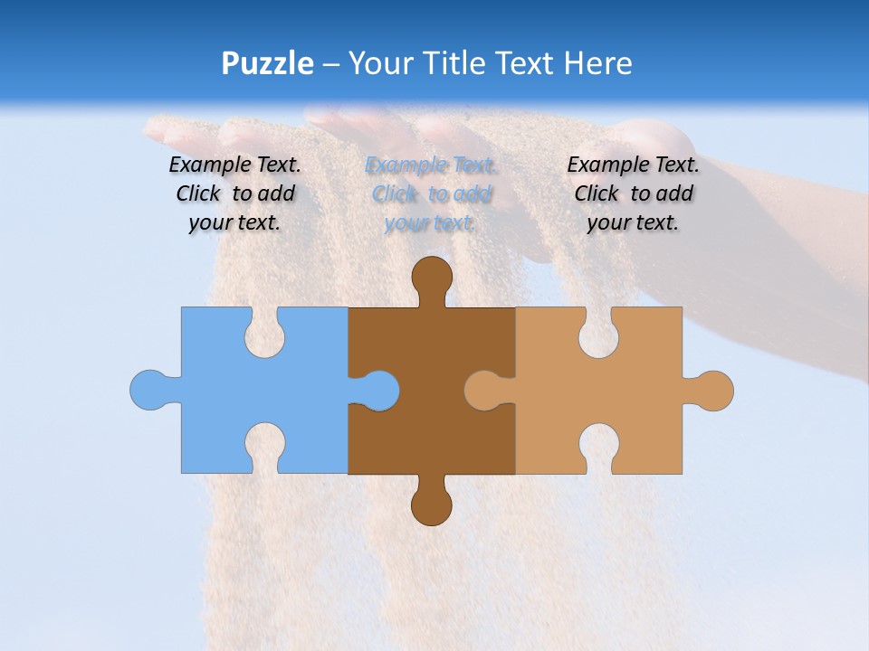 Time Is Running Like Sand Through Your Fingers PowerPoint Template