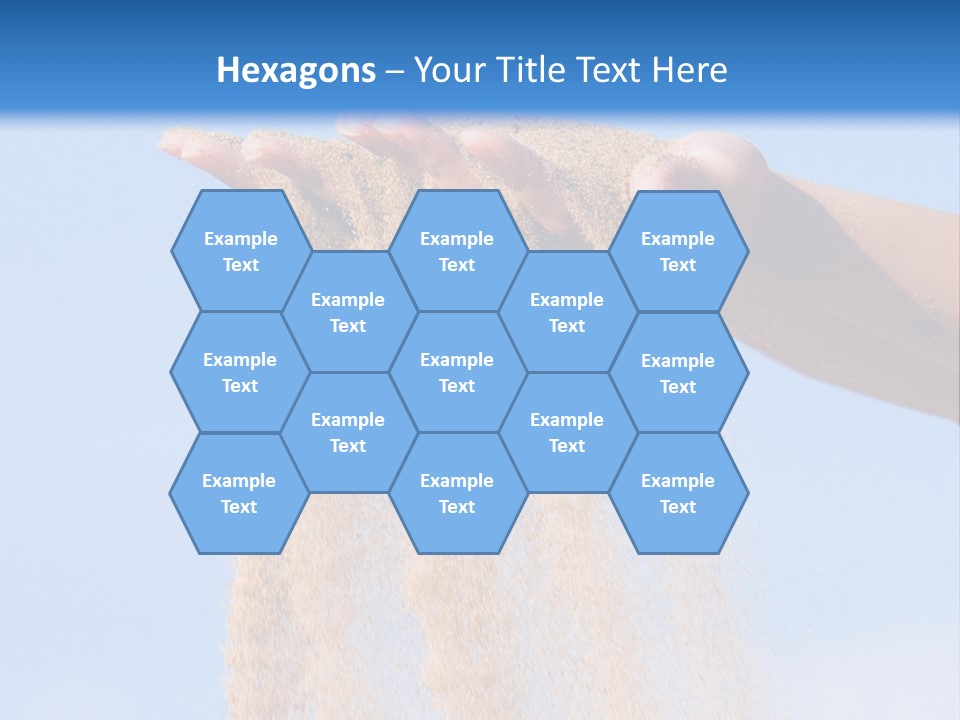 Time Is Running Like Sand Through Your Fingers PowerPoint Template