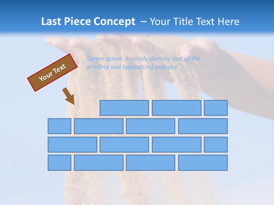Time Is Running Like Sand Through Your Fingers PowerPoint Template