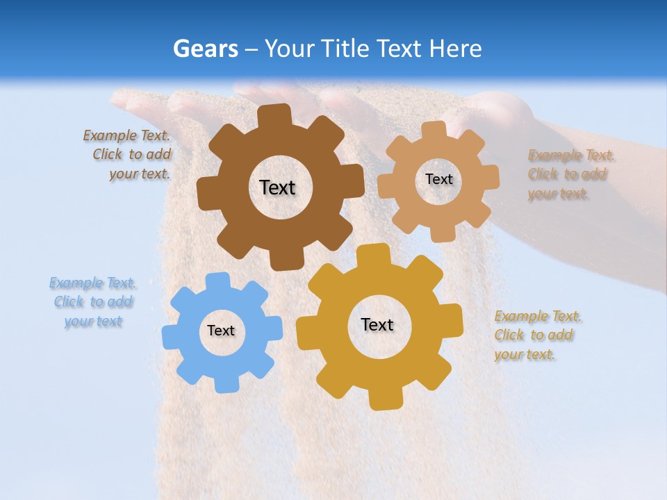 Time Is Running Like Sand Through Your Fingers PowerPoint Template